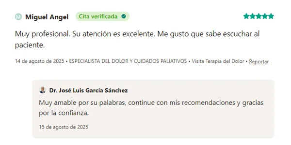 Cuidados paliativos - testimonios