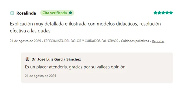 Cuidados paliativos - testimonios