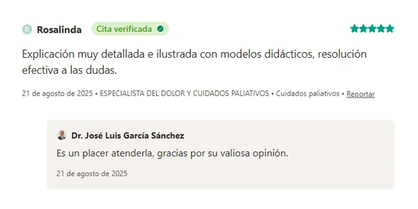 Cuidados paliativos - testimonios